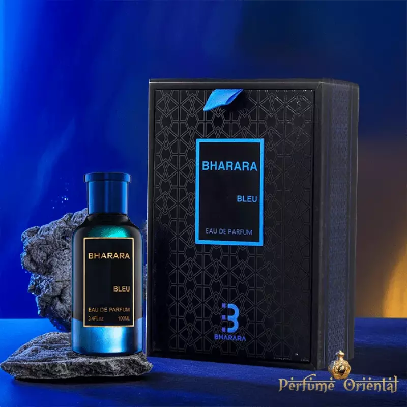 Bharara Double Bleu Pour Homme – Eau de Parfum for Men 3.4 oz (100 ml)